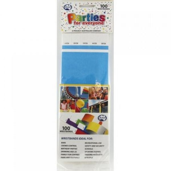 Wristbands | Assorted Colours | Pk 100