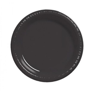 Disposable Lunch Plates | Black | 25 Pack