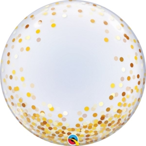 Gold Confetti Deco Bubble | 61cm