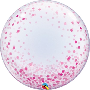 Pink Confetti Deco Bubble | 61cm