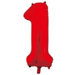 Number 1 Megaloon Foil | 86cm | Multiple Colours