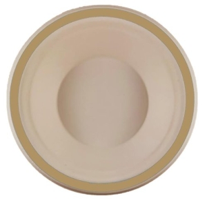 Biodegradable Bowl | Gold | 10 Pack